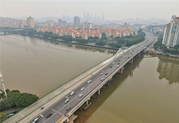 最新消息!番禺沙溪大桥扩建工程完工试运行