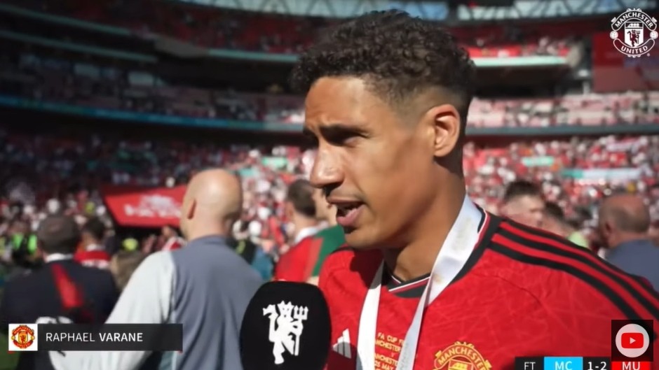 瓦拉内:代表曼联最后一战令我伤感,但很高兴夺得足总杯冠军