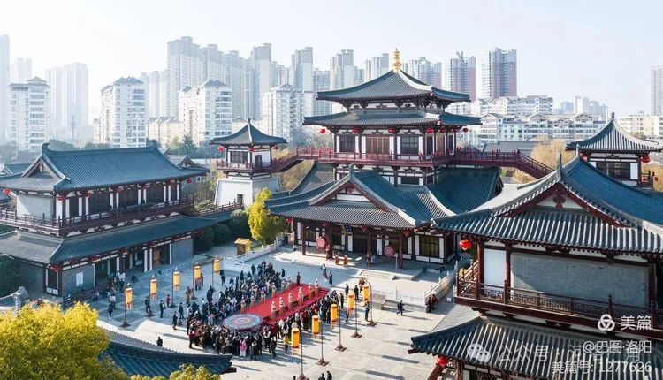 流光溢彩,来看看镜头里的洛阳上阳宫!