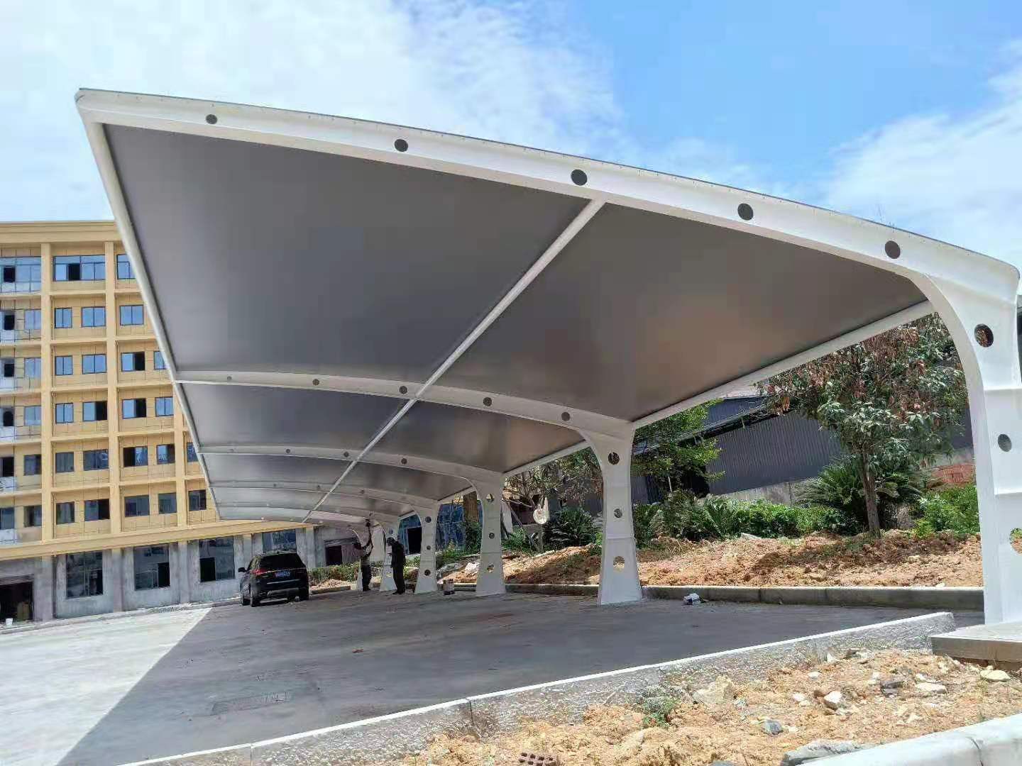 车棚膜结构,景观膜结构