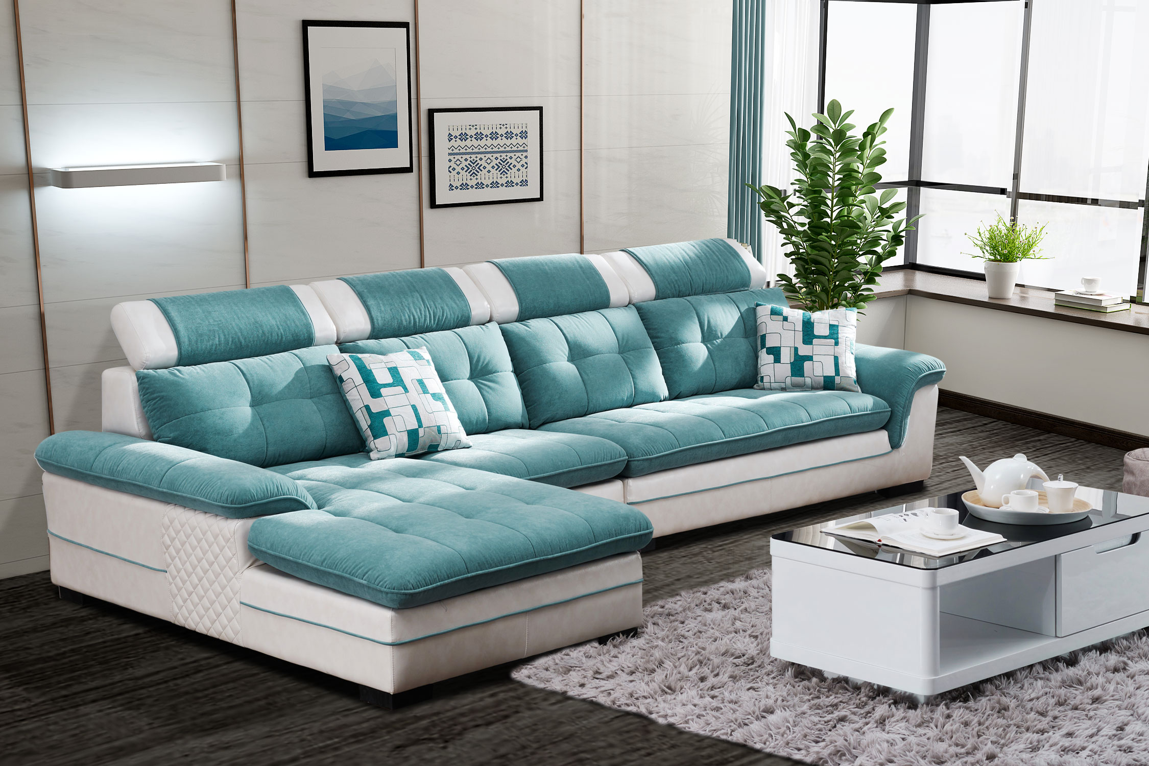 新颖潮沙发组合,提高客厅空间颜值