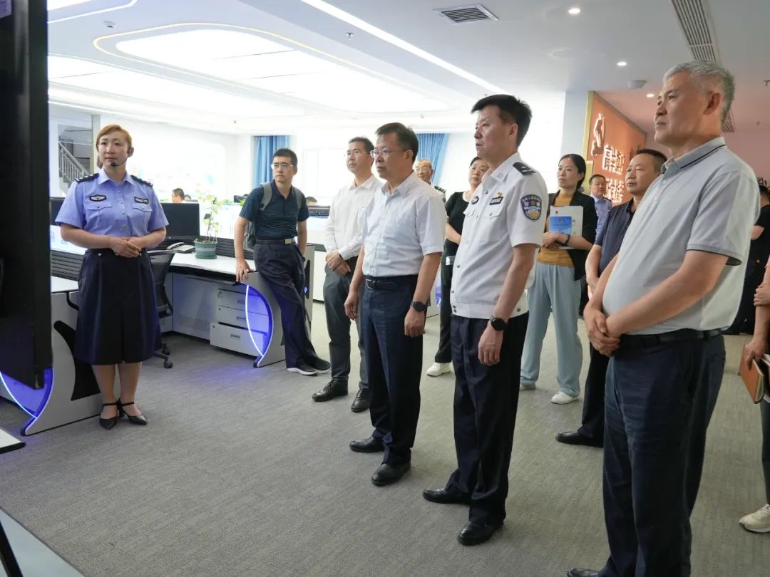 徐志强同志代表市委市政府对公安部领导一行莅临酒泉检查调研表示欢迎