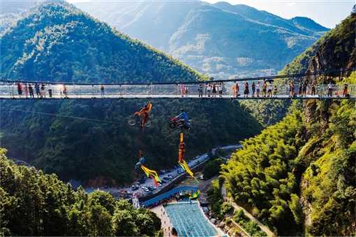 涟源龙山玻璃桥门票图片