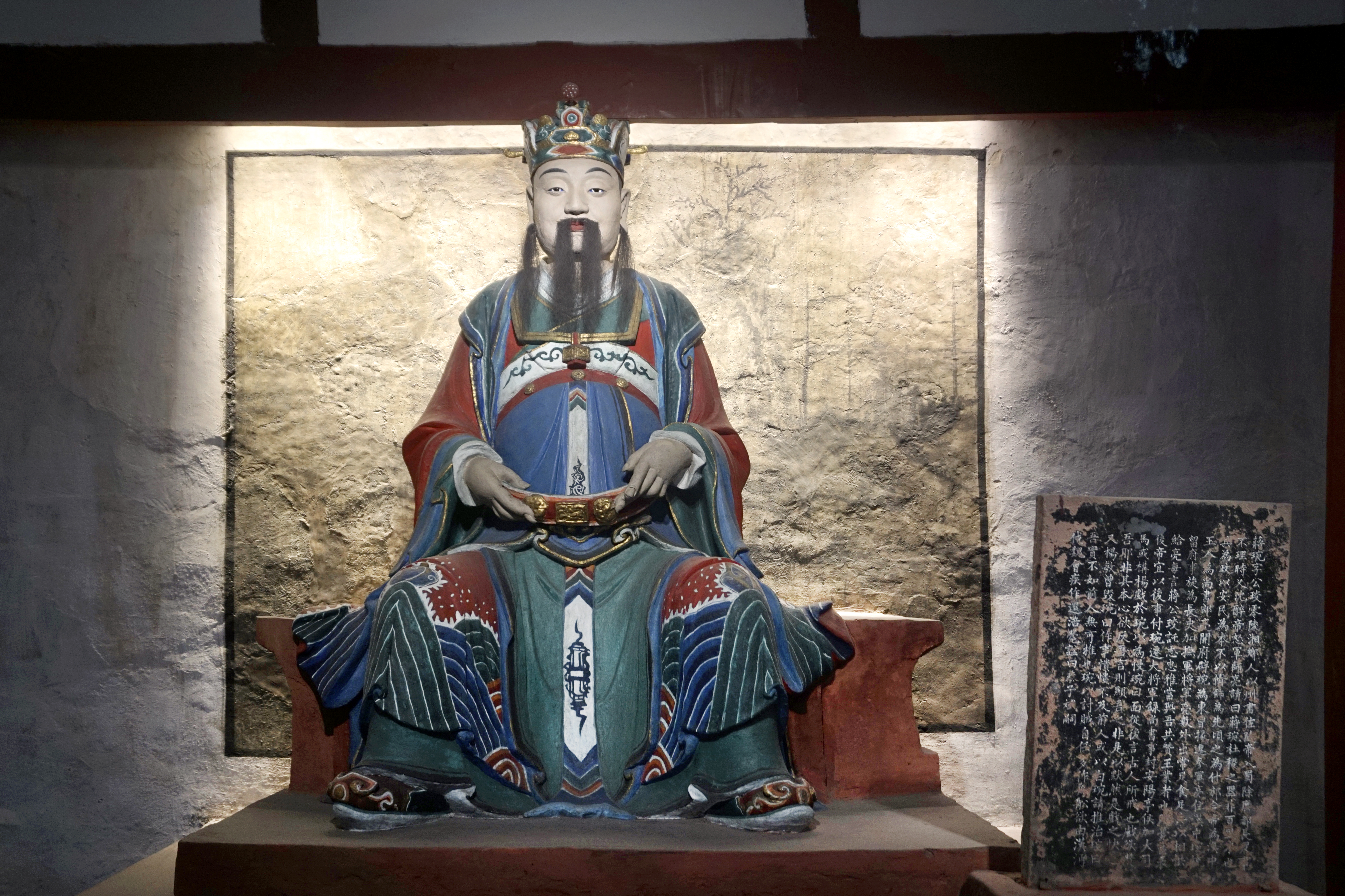 去成都武侯祠一睹三国蜀汉人物容貌:蜀汉四相塑像