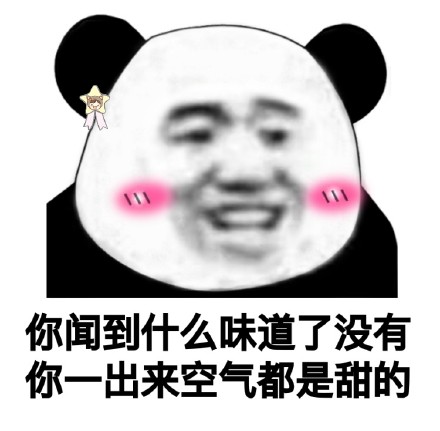 熊猫头土味情话撩汉撩妹微信恶搞表情包「金馆长表情包」