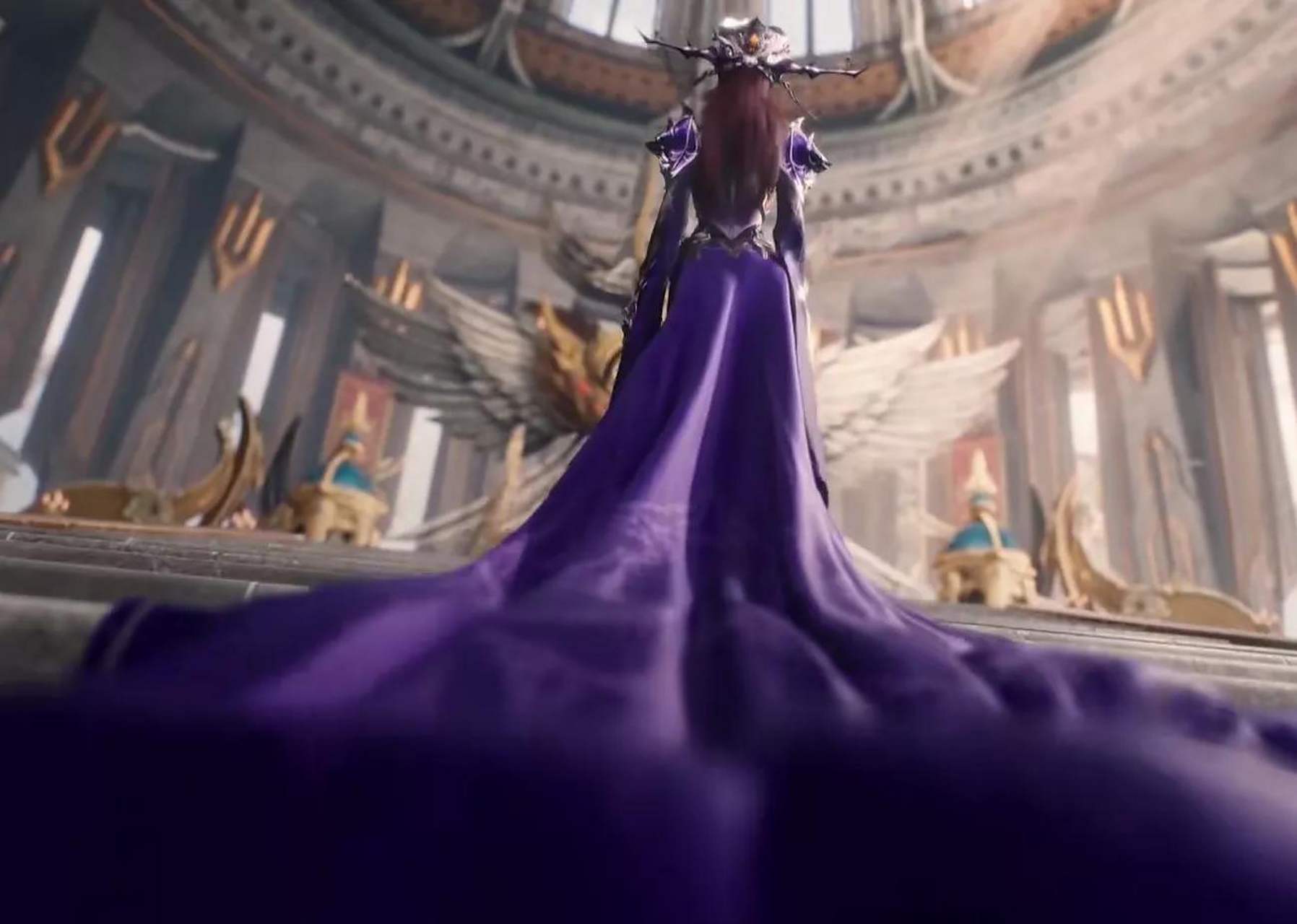 《斗罗大陆》中比比东的罗刹神装终于出现了,看起来挺不错的,身着一袭