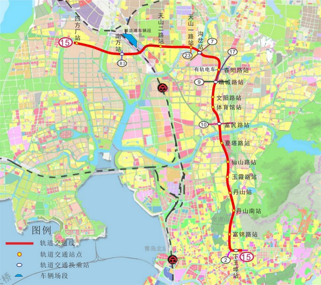 全线首个基坑见底明挖车站青岛地铁15号线体育馆站开始主体结构施工