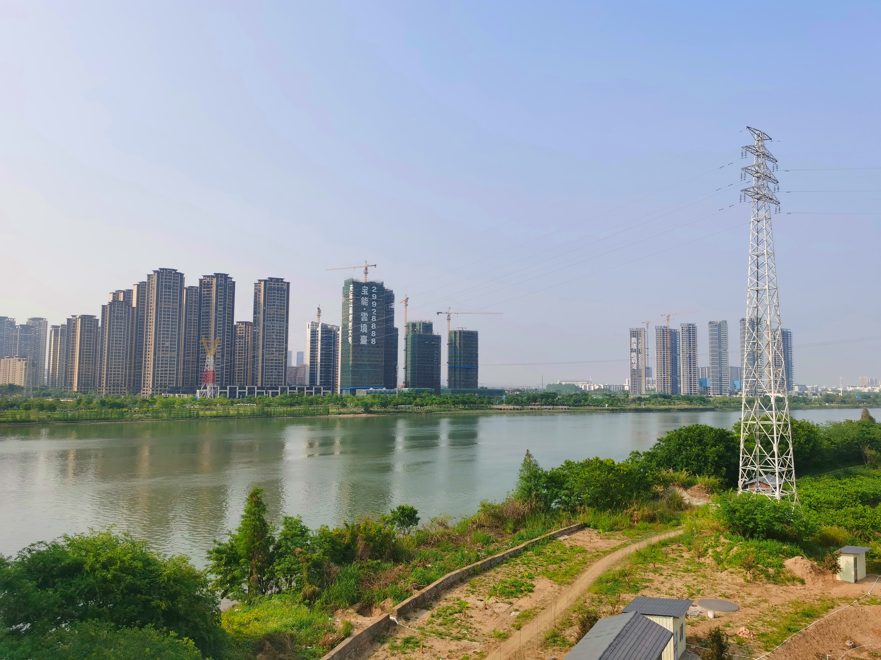 都市里的乡村,顺德容桂大汕岛,德胜河中的世外桃源