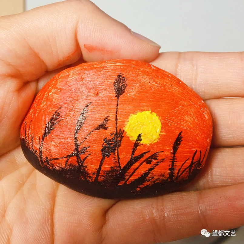 「村里石头会说话」乡村实用美术:石头画图样(入门级)