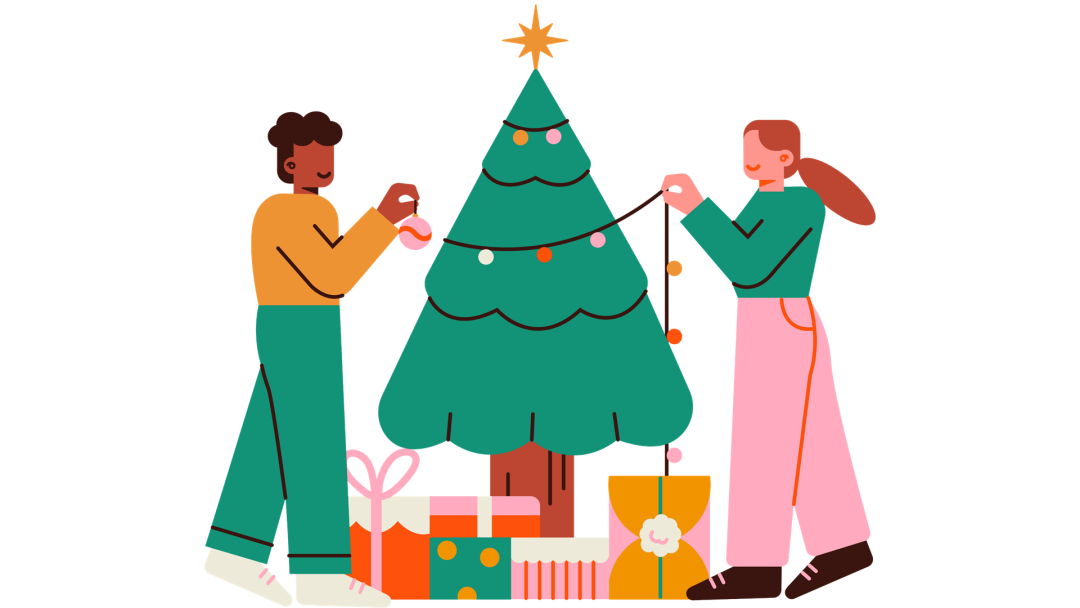 「ppt素材」提前分享一组圣诞小插画