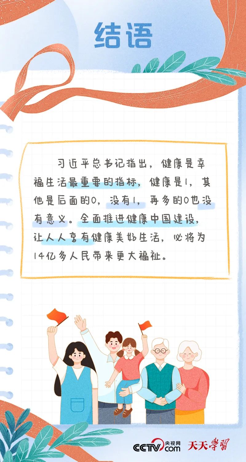 「学而时习」学习笔记|健康中国——"健康是1,其他是后面的0"