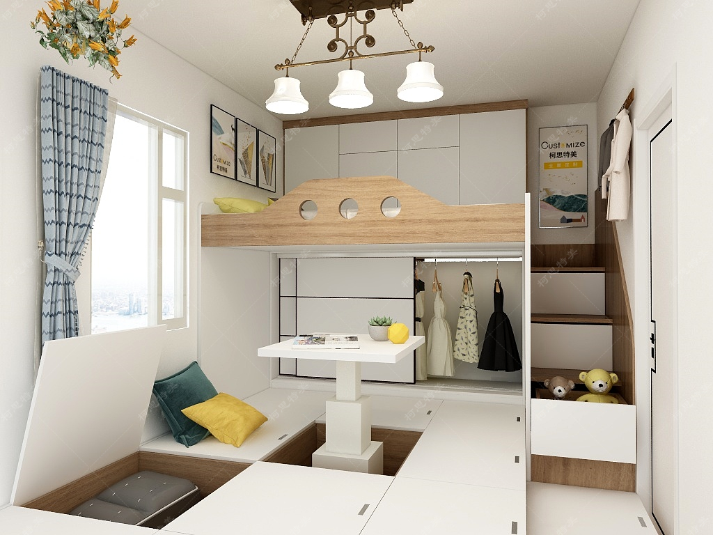 升降台喝茶会友很方便