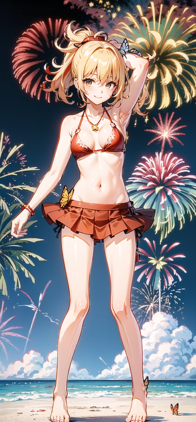 宵宫泳衣精美壁纸第一期,来自ai绘图的魔法!032