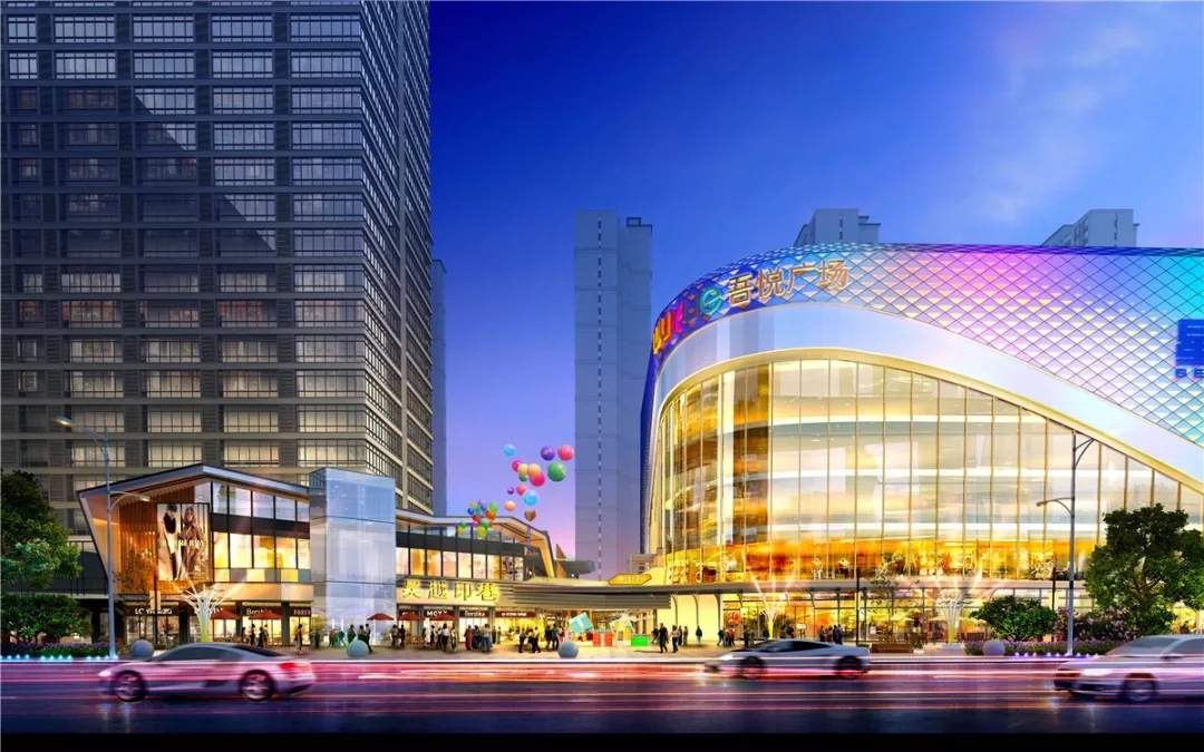 可盐可甜!湖州吾悦广场购物中心设计融入江南雅韵,优雅而霸气!