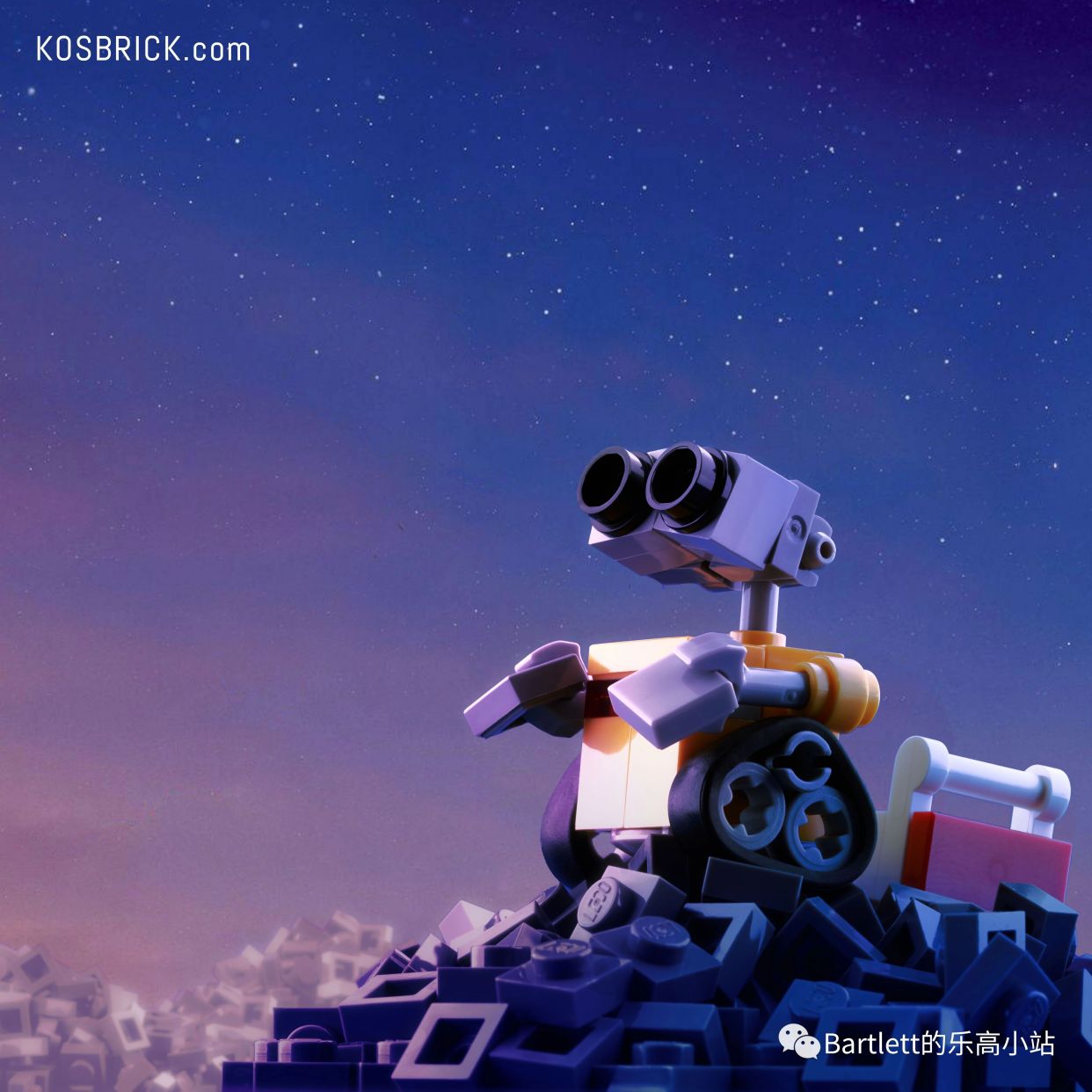 这个迷你瓦力很好玩,来自kosbrick