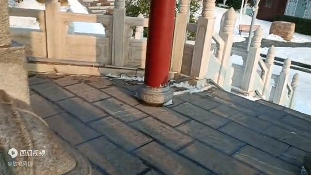 湖北武汉武昌区:楚望台军械库遗址高地上俯瞰全城雪景!