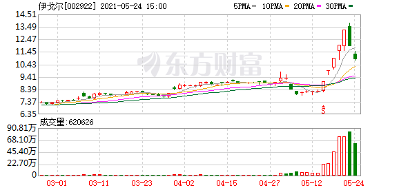 机构现身龙虎榜,伊戈尔下跌9.08%(05-24)