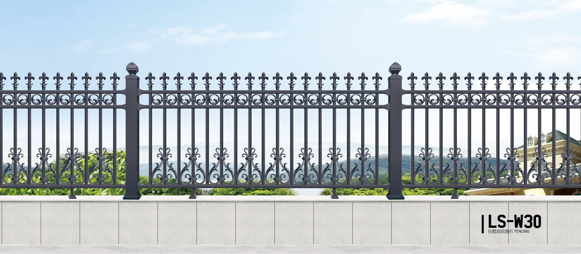 铝艺护栏 铝艺大门 铝艺门图片