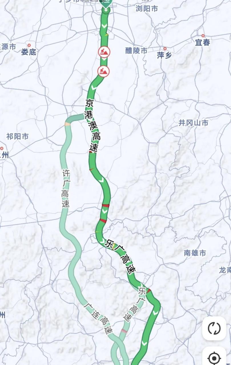 长沙107国道改道线路图图片