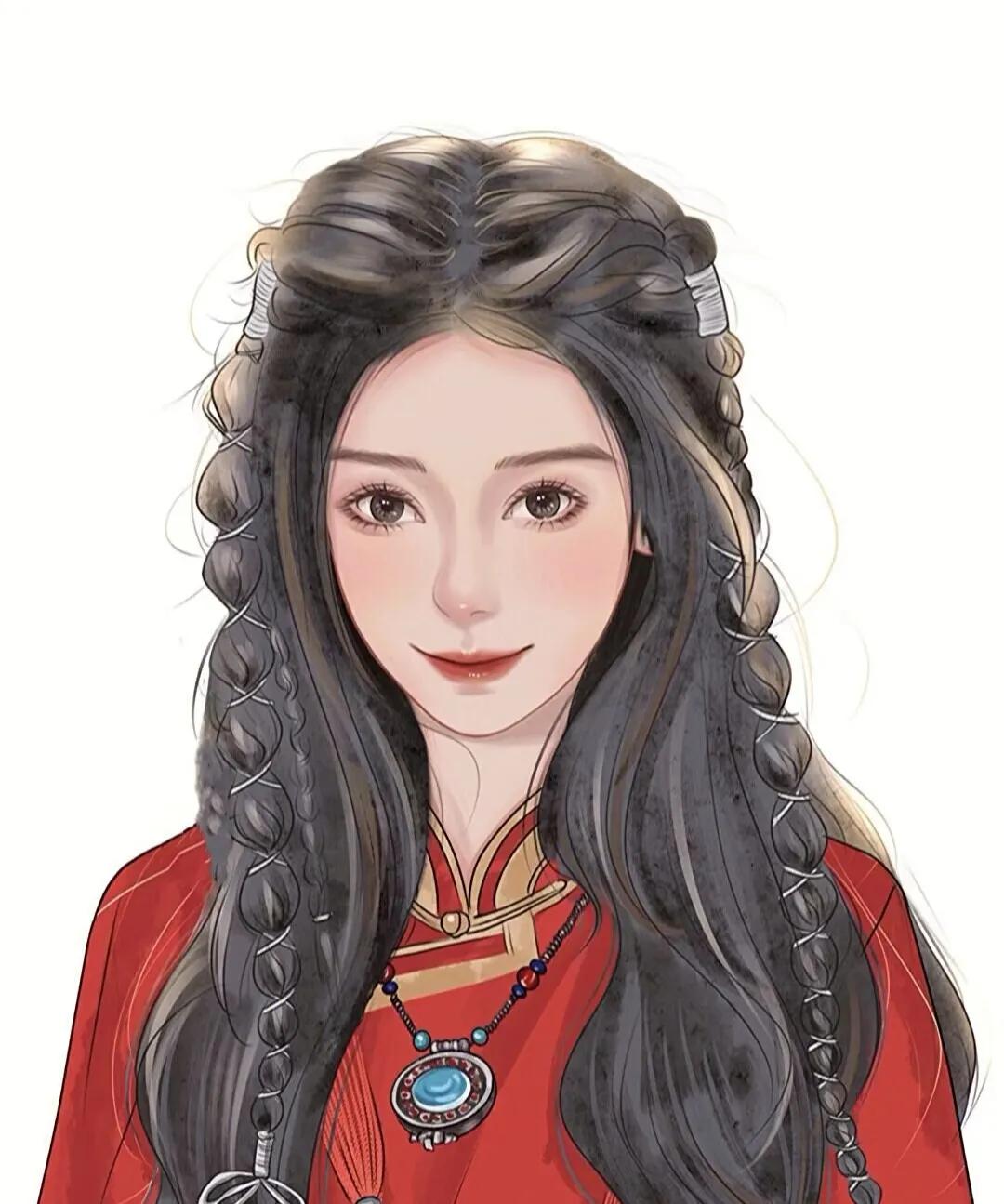 古典民族风小众头像