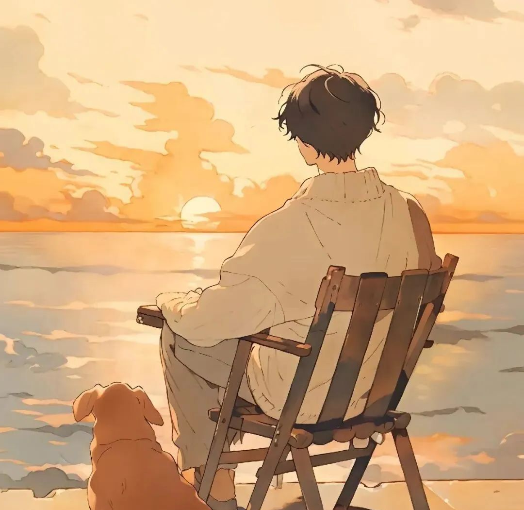 众多动漫男头图片,展现雨水中的爱意