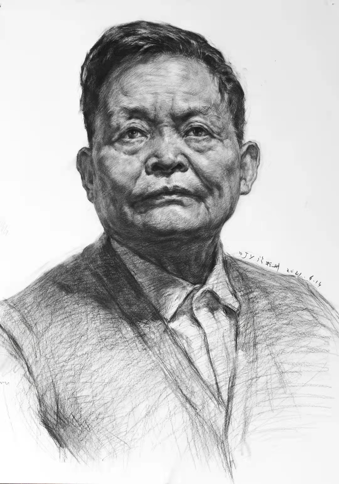 万松岭画室素描名师团优秀作品