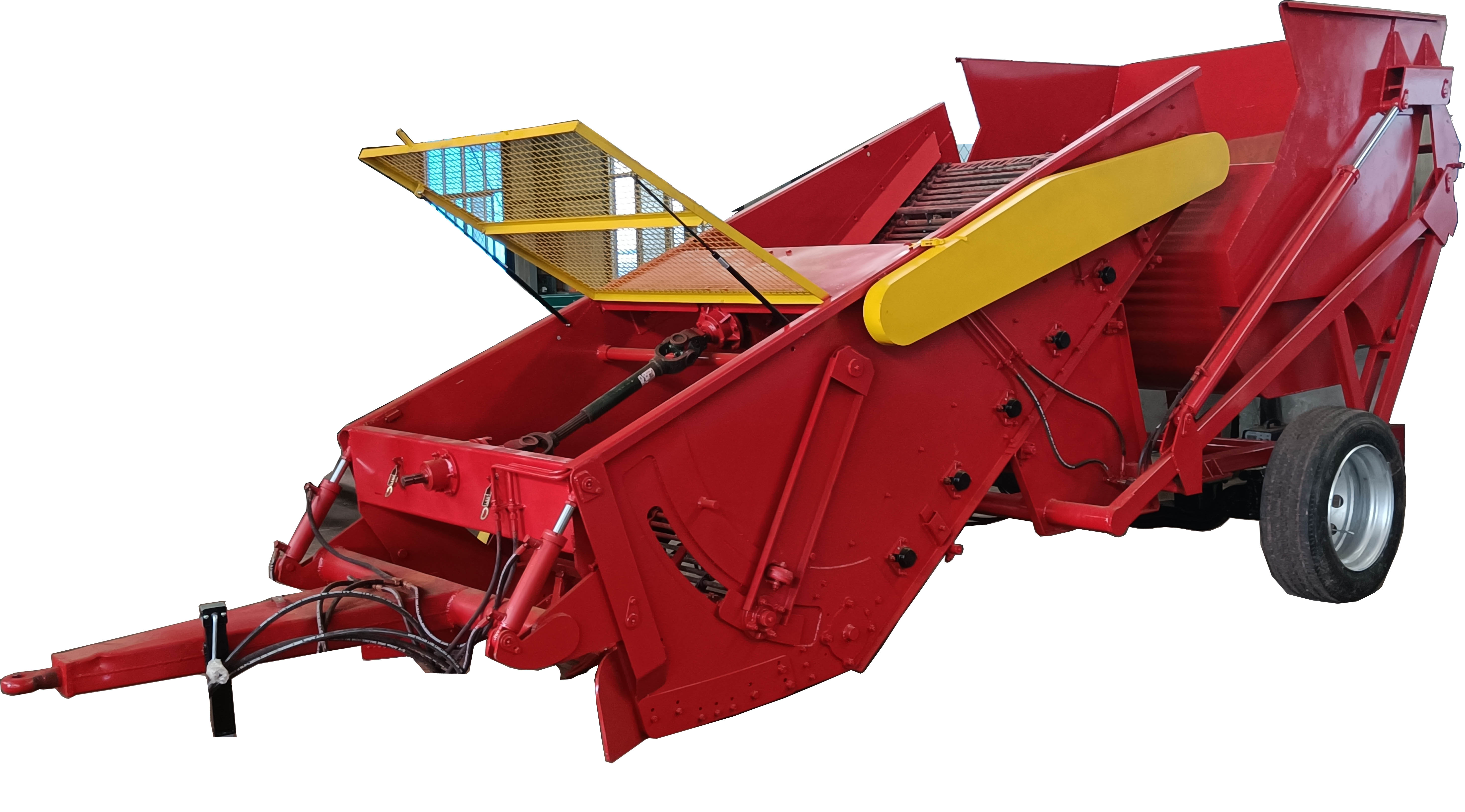 开荒地捡石机工作原理分析