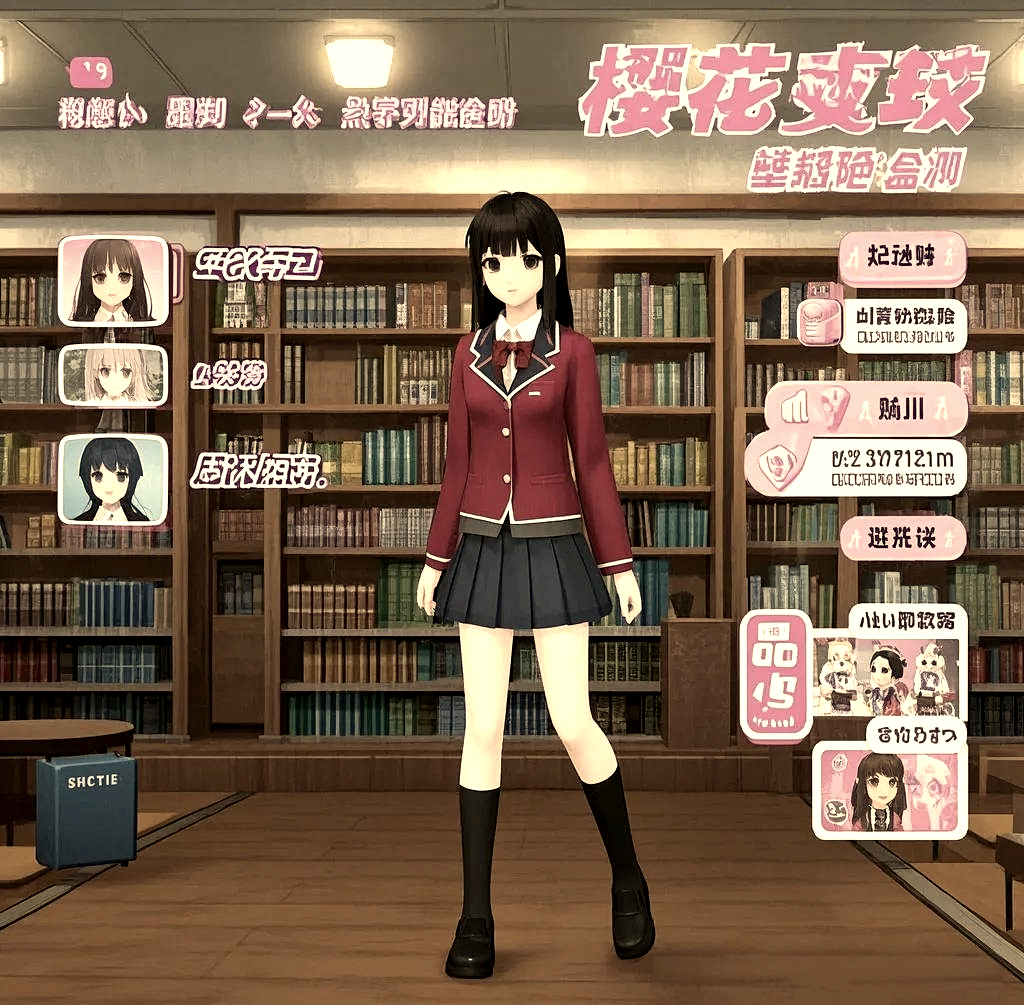 探索《樱花校园模拟器》:角色成长与地图探险攻略