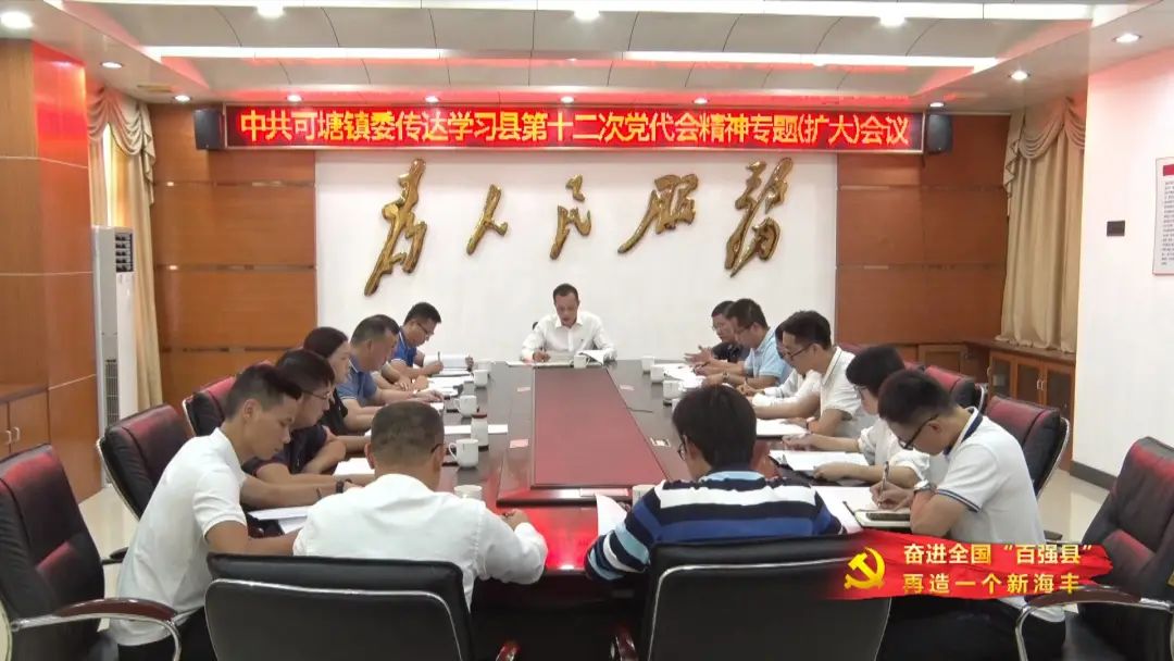 海丰电视台专访可塘镇党委书记 陈若龙