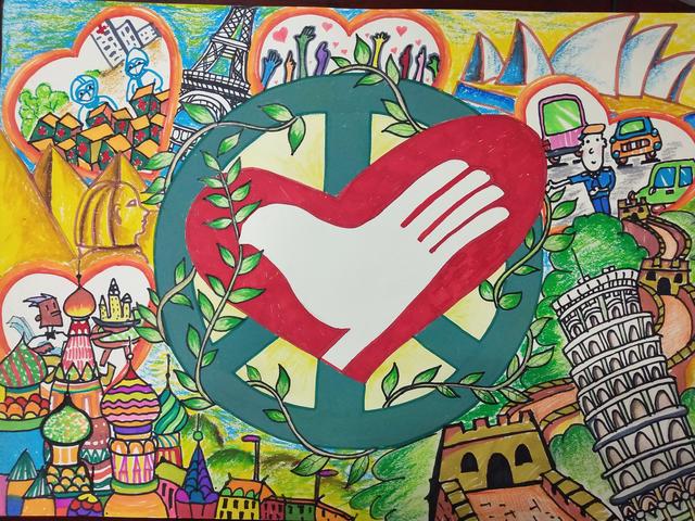 渭南特校参加"2020全国残障少儿世界和平海报作品征集"活动喜获佳绩