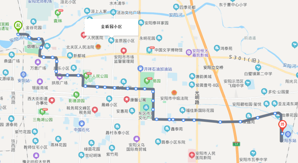 安阳21路公交车线路图图片