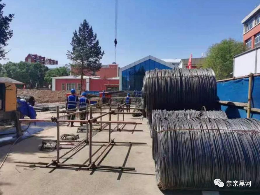 投资4000万!黑河市第二中学教学楼新建项目正式开工建设