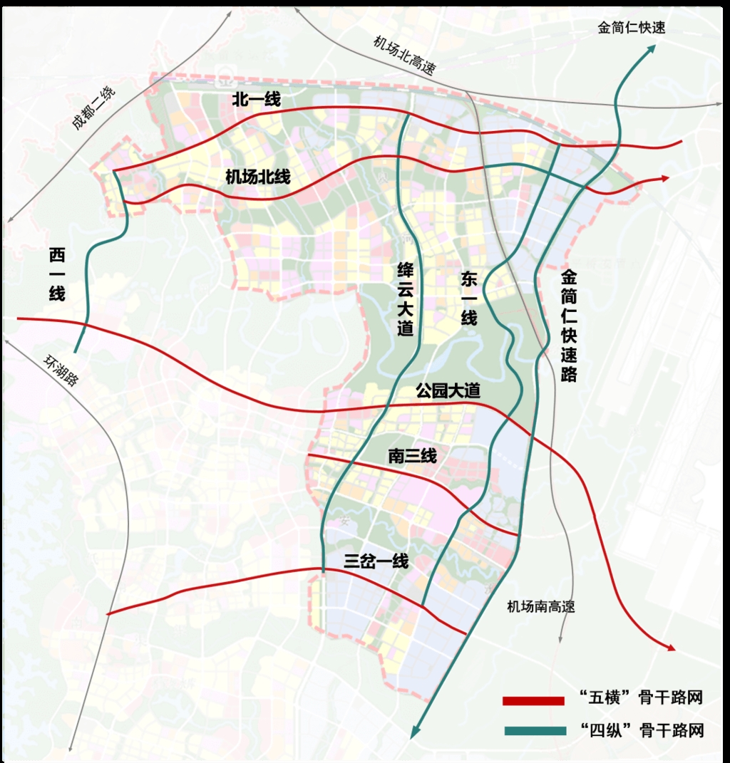 成都东部新区规划图图片