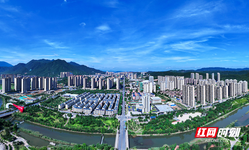 航拍|城东新区:郴州市现代化新城市中心