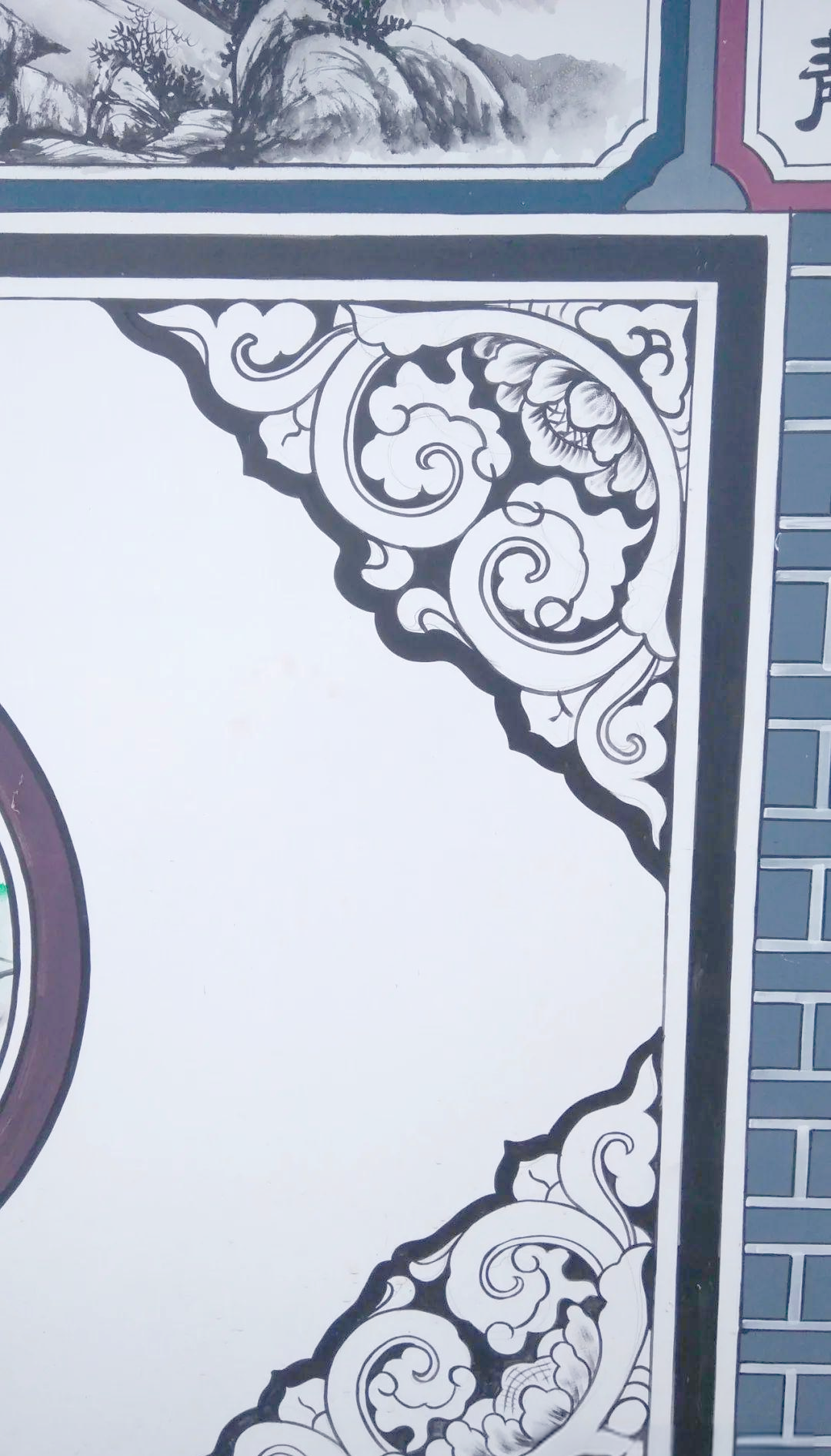 白族民居彩绘,这一独特的绘画工艺,在大理市及其周边白族地区广泛流传