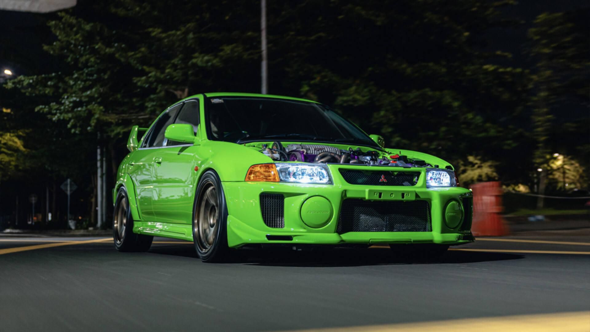 三菱lancer evolution v gsr!这才是真正的东瀛战神