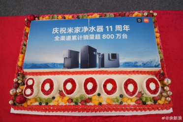 米家净水器11周年 累计销量突破800万