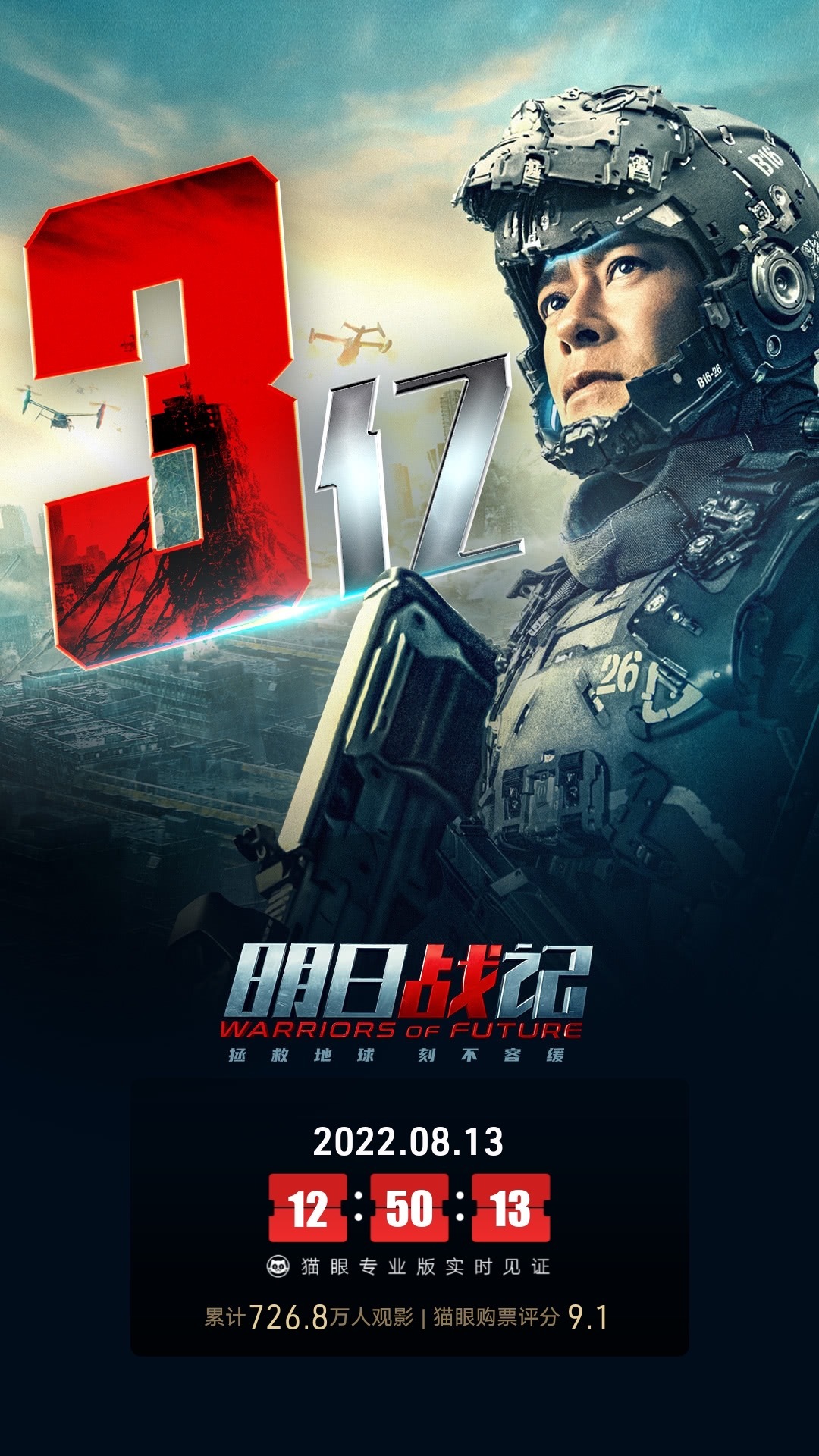 电影《明日战记》总票房突破3亿元