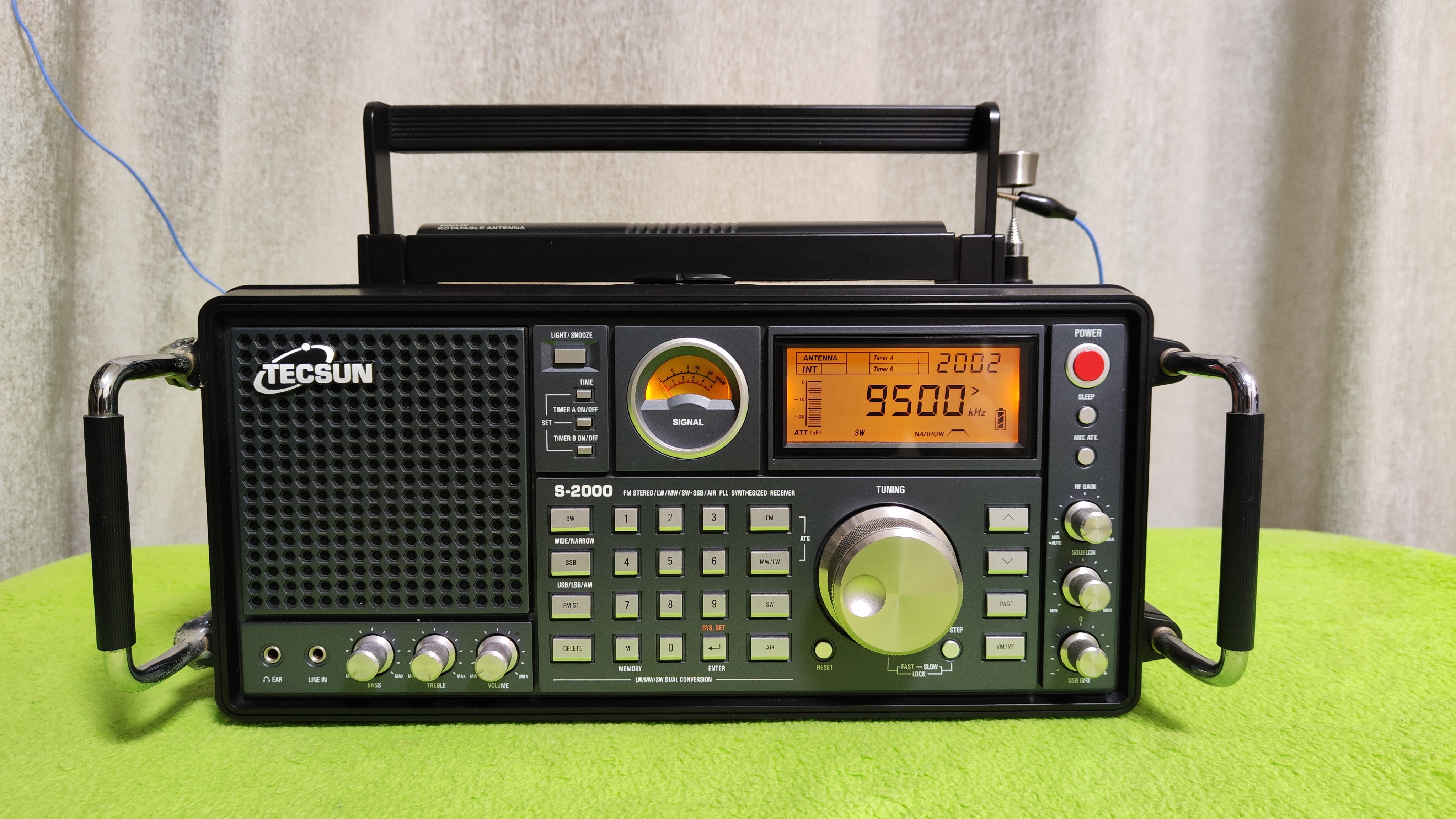 德生s2000收音机外观与功能介绍,专门献给视障人士的礼物