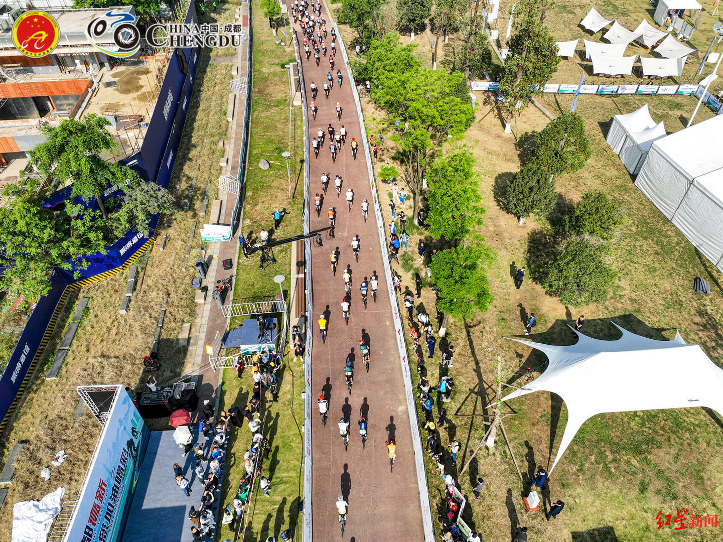 成都天府绿道国际自行车赛职业赛组成绩出炉 冠军选手:城市绿道太美了