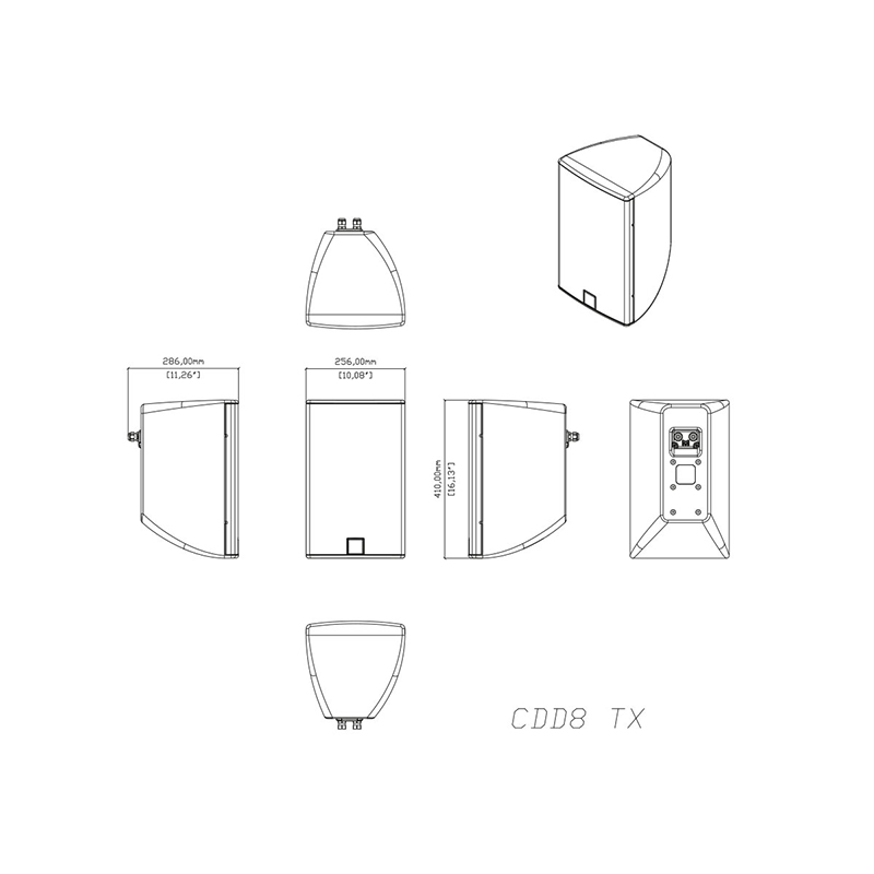 martin 玛田cdd8tx 8寸全频音箱 音响工程配合询价 厂家支持