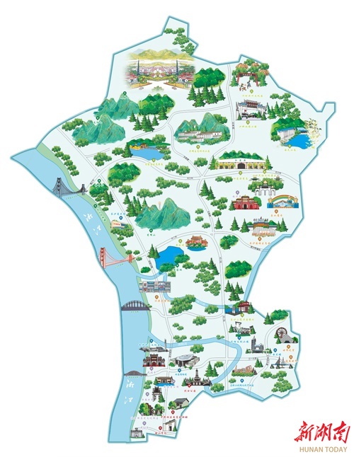 五色斑斓绣天下 开心福地润古——写在首届开福区旅游发展大会开幕之