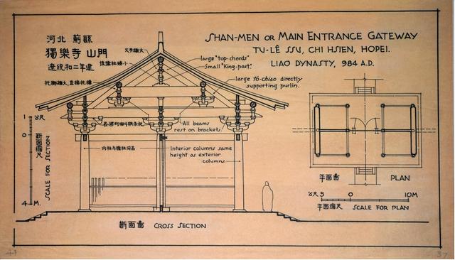 建筑大师梁思成先生手稿欣赏!