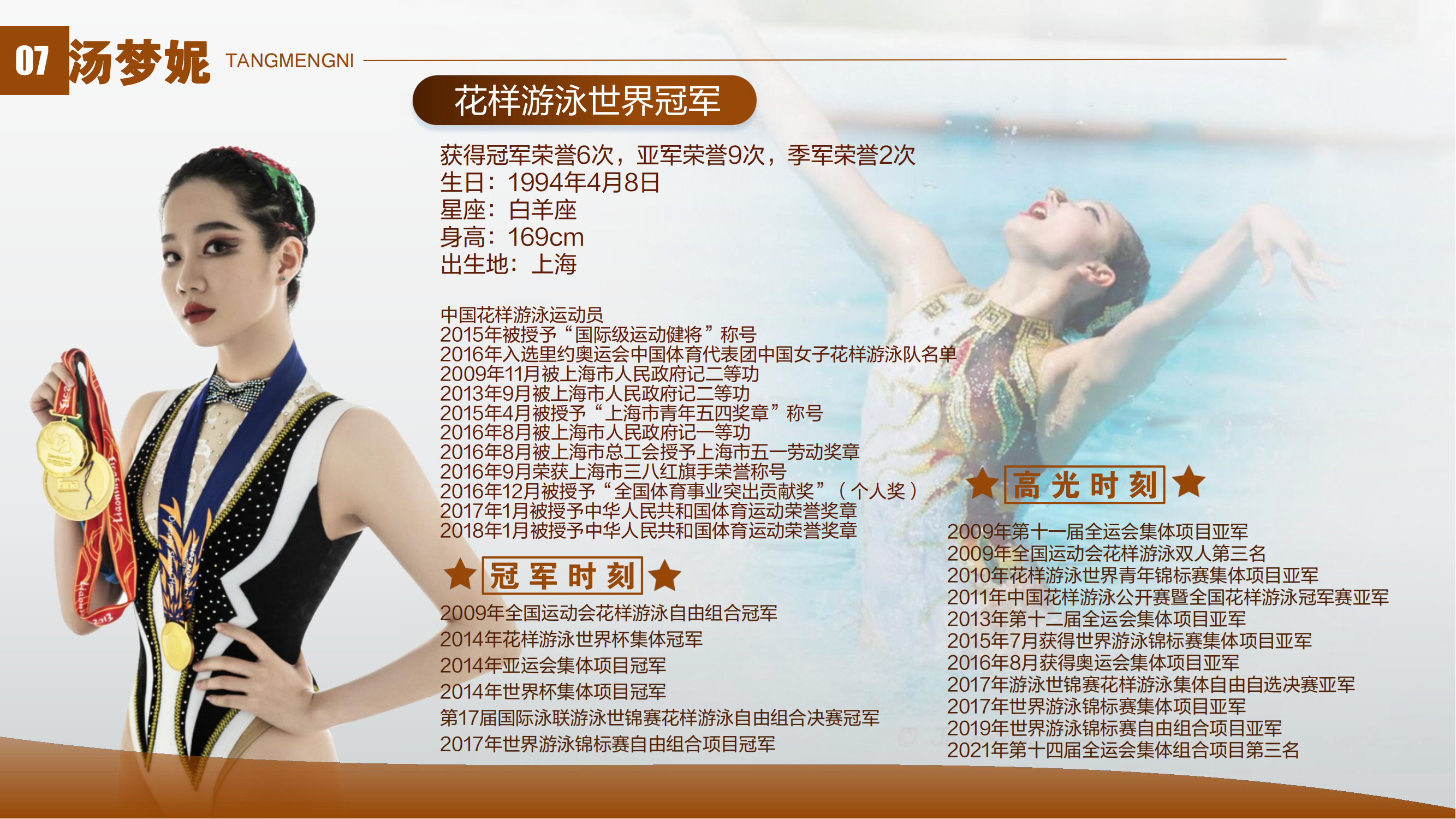 冠军之选—高品家居品牌升级,携手花样游泳世界冠军汤梦妮代言!