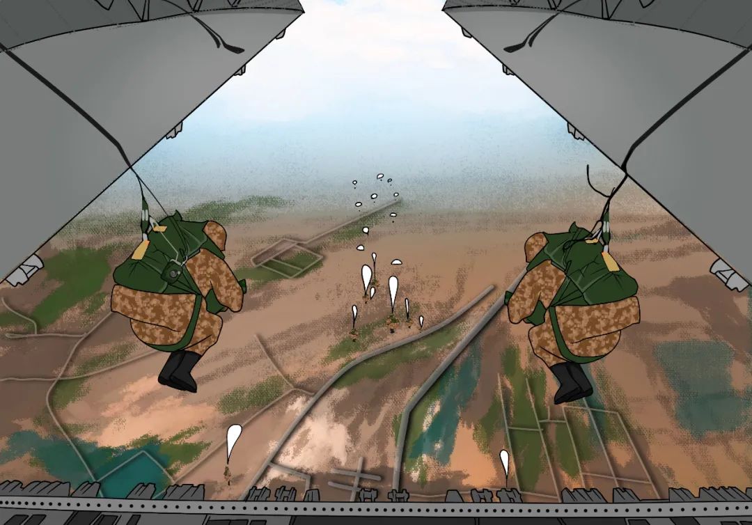 一组漫画带你领略空降兵的精彩!