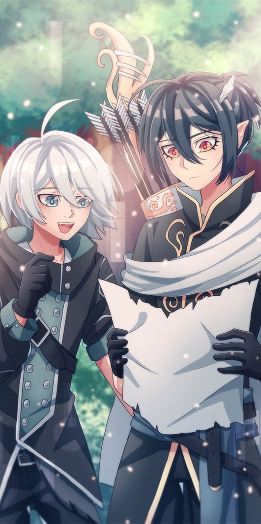 《弹丸论破》最原终一x机望kibo,动漫全面屏壁纸分享