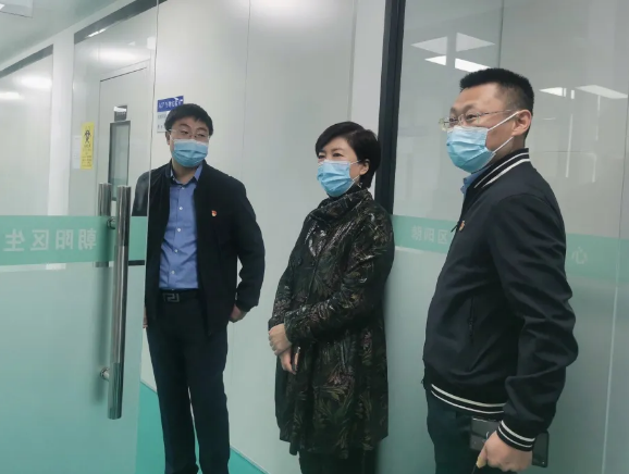 北京市生态环境局副局长王瑞贤一行到朝阳区调研指导工作