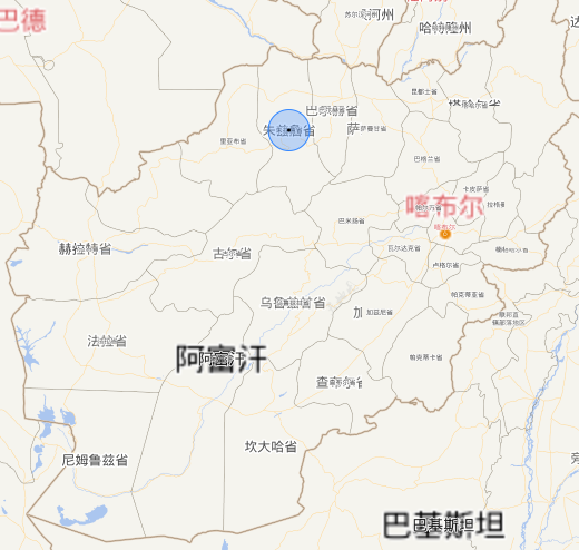阿富汗地图