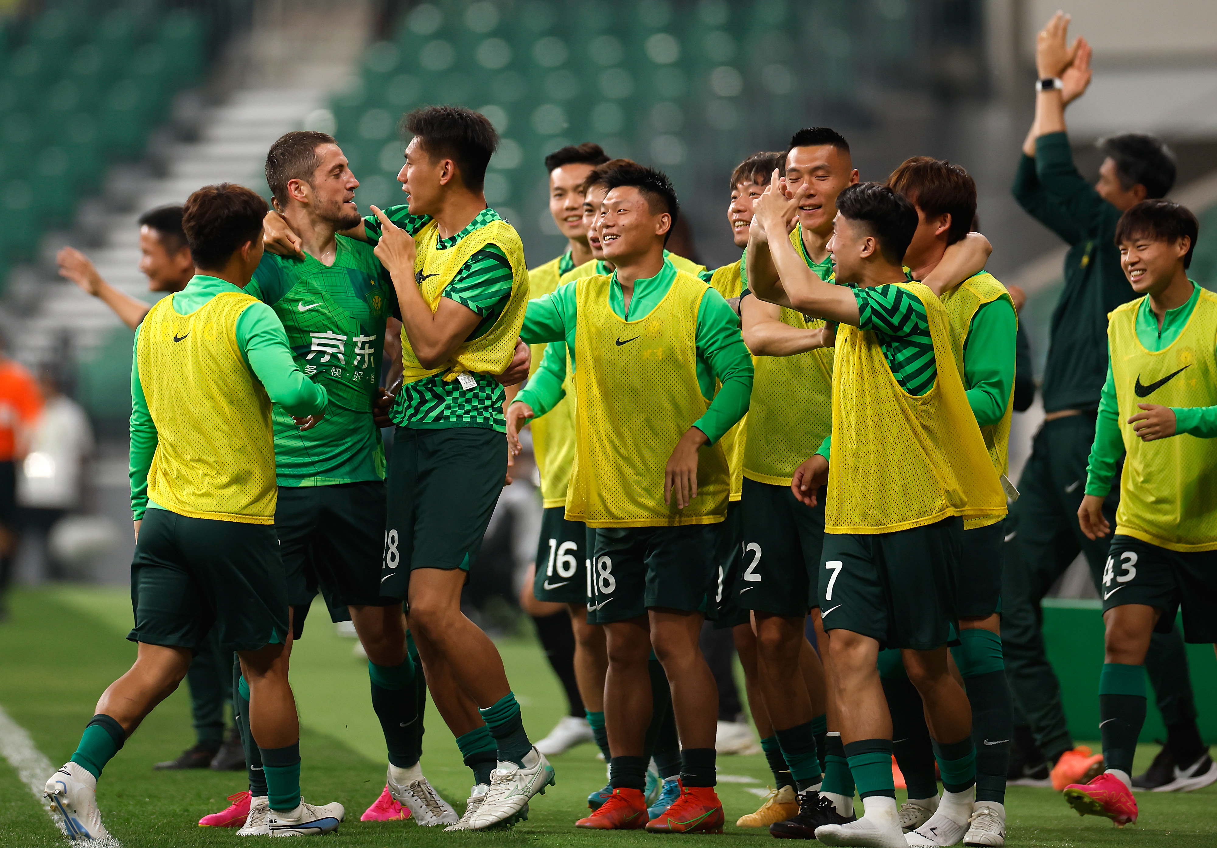 足球——中超:北京国安胜南通支云