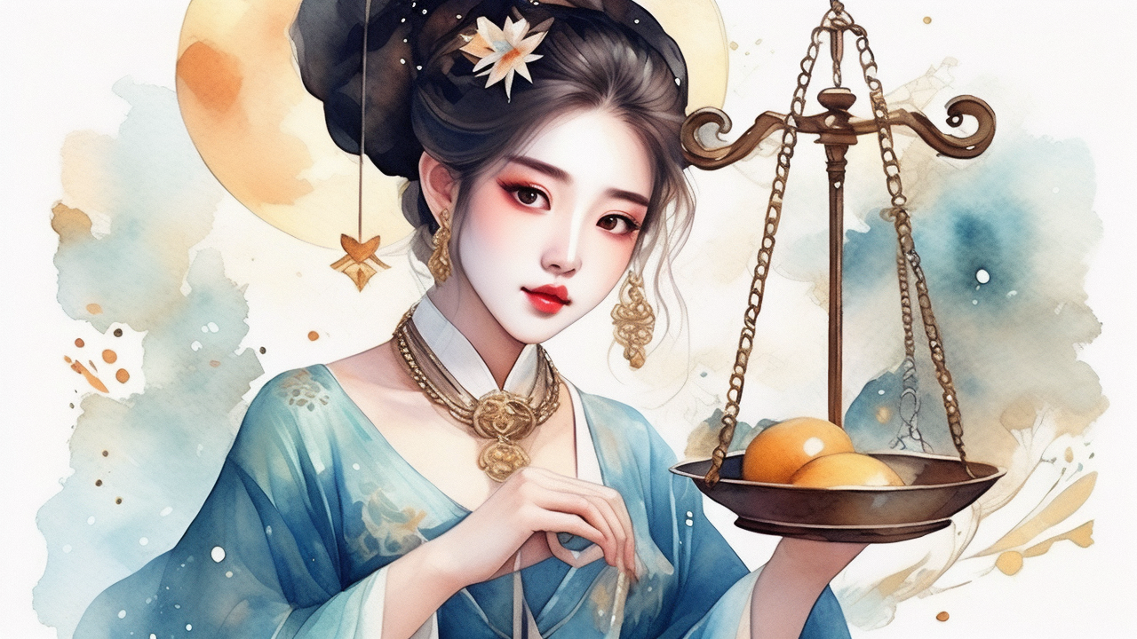 古风天秤座,如何画出十二星座中的优雅之花?